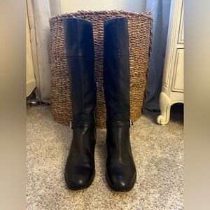 Coach Black Over the Knee Boots